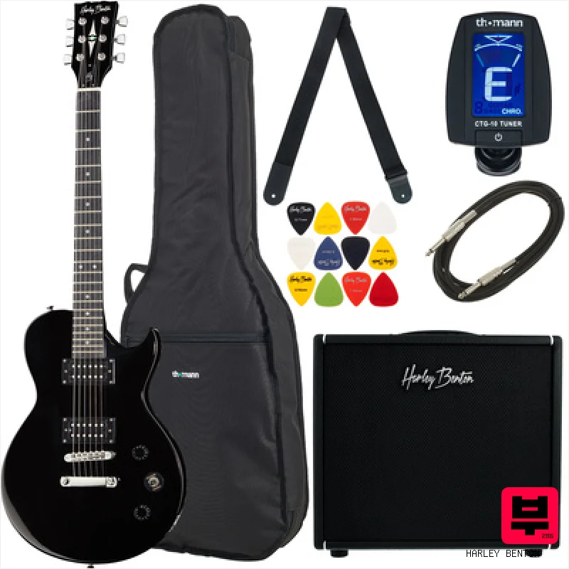 Harley Benton SC-200BK DNAFX AmP20 Set - Single Cut Guitars