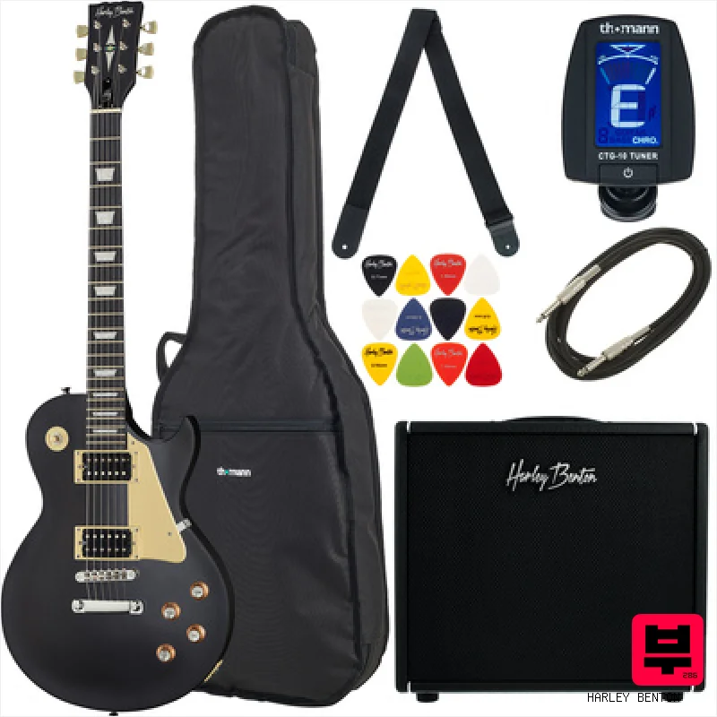 Harley Benton SC-400 SBK DNAFX Amp20 Set - Professional Music Instrument Photo