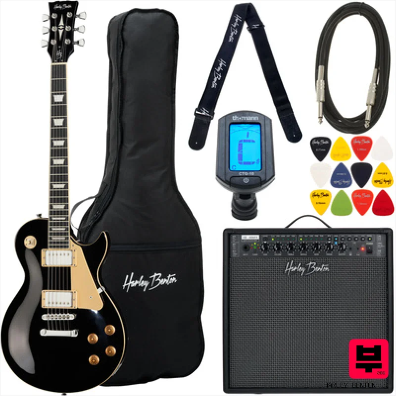 Harley Benton SC-450 BK Classic Serie Set - Electric Guitar Sets