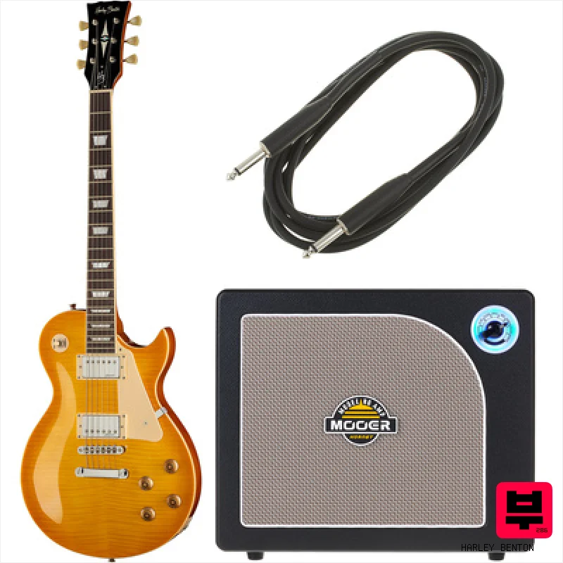 Harley Benton SC-450Plus LD / Mooer Bundle - Professional Music Instrument Photo