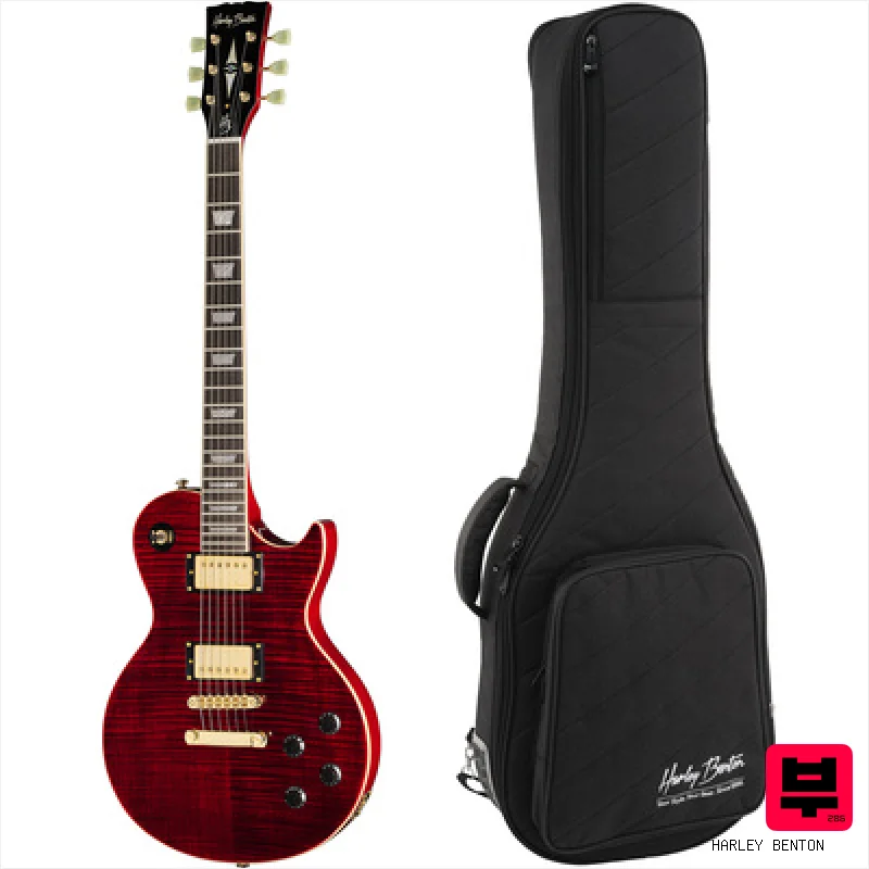 Harley Benton SC-550 II BCF w/SafeBag - Single Cut Guitars