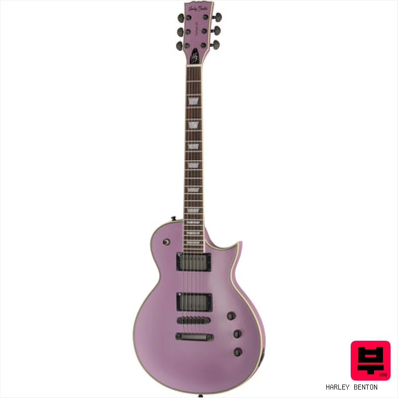 Harley Benton SC-Custom III Purple Satin - Single Cut Guitars