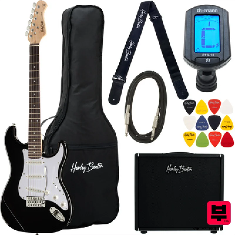 Harley Benton ST-20 BK Std.DNAFX AmP20 Set - Electric Guitar Sets