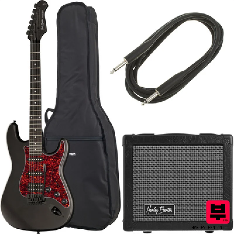 Harley Benton ST-20HSS SBK Standard JamPack - Electric Guitar Sets