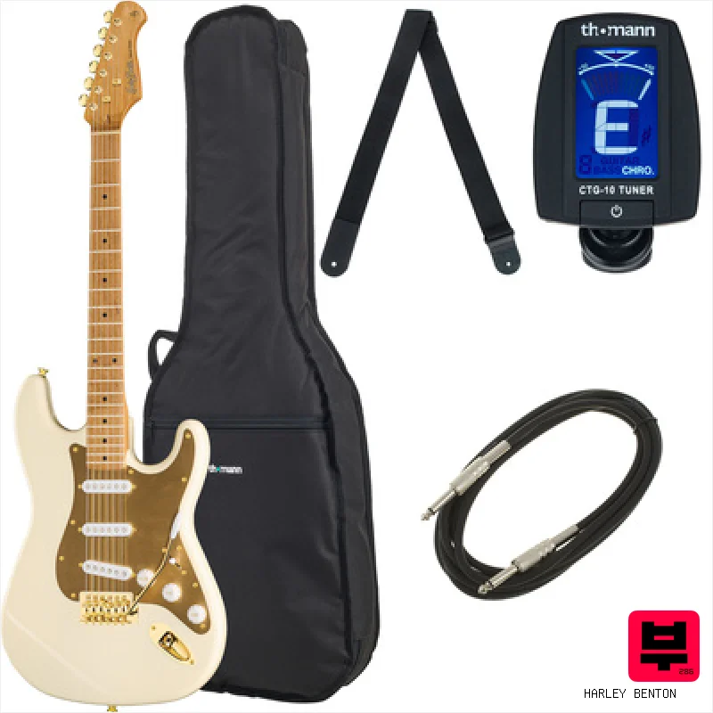 Harley Benton ST-62DLX OW Vintage Bundle - ST Style Guitars