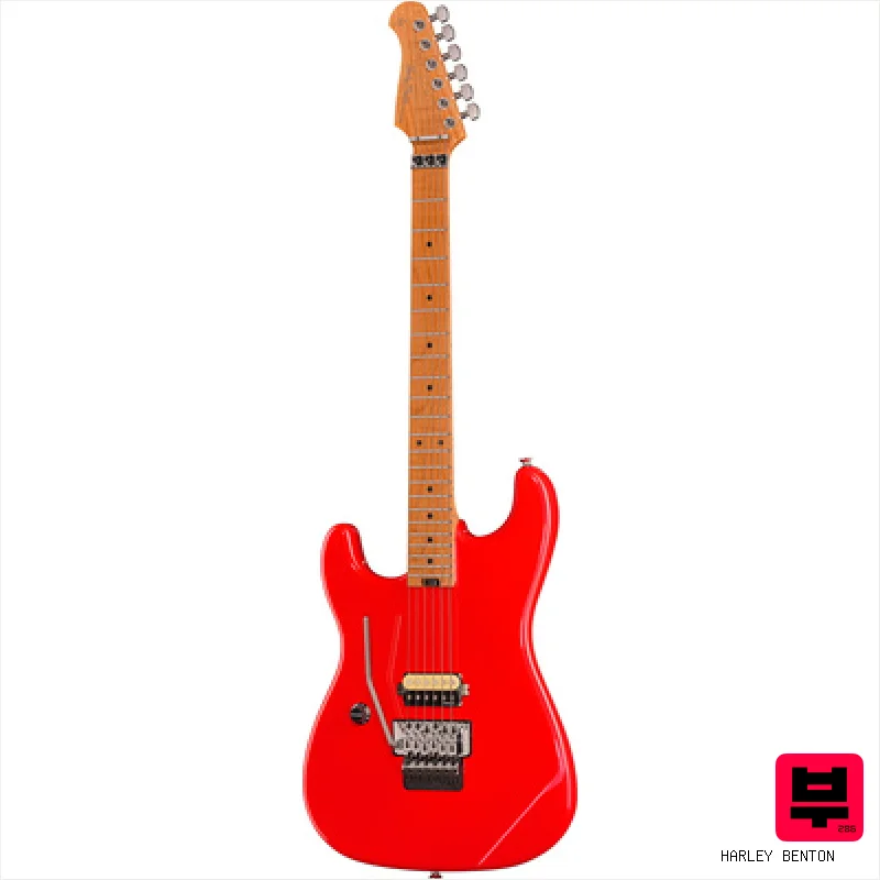 Harley Benton ST-80FR MN LH Radiant Red - Lefthanded Guitars