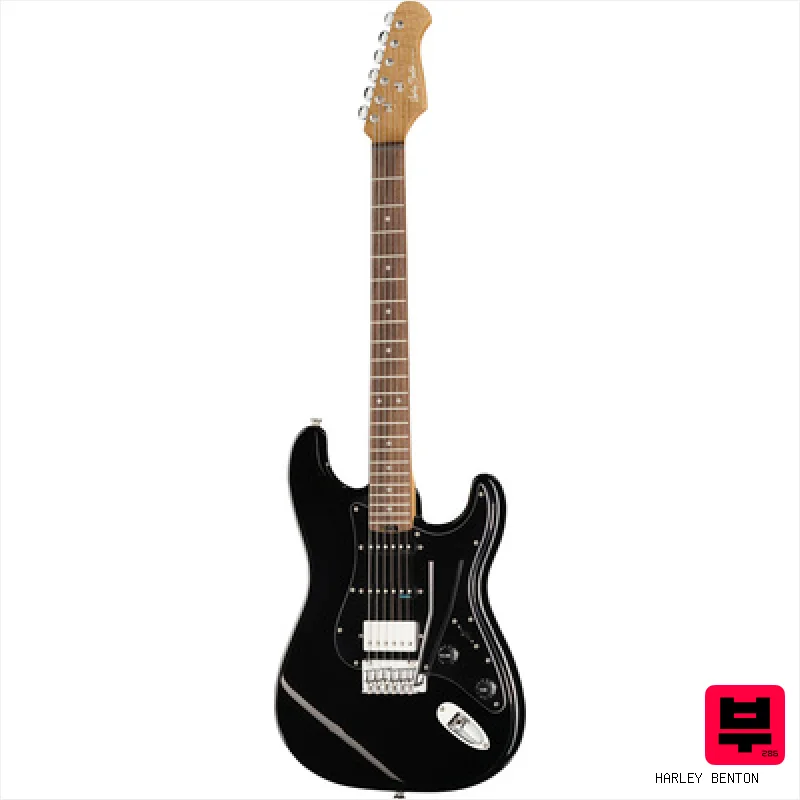 Harley Benton ST-Modern Plus HSS BK - ST Style Guitars