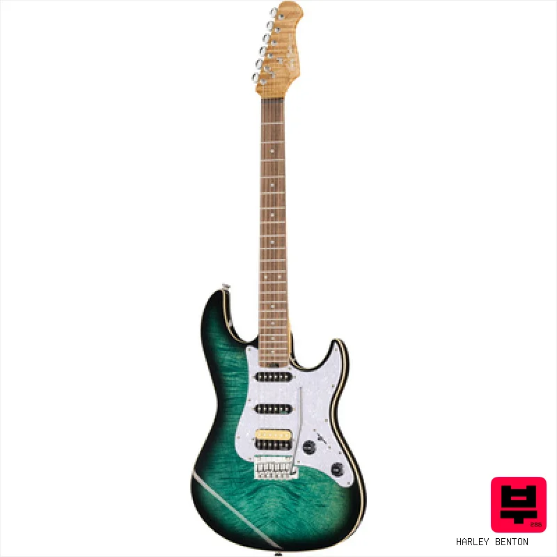 Harley Benton ST-Modern Plus HSS FBLB - ST Style Guitars