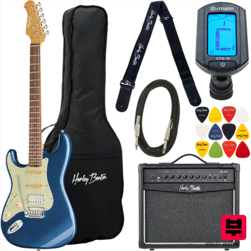 Harley Benton ST-Modern Plus HSS LH L Set - Electric Guitar Sets