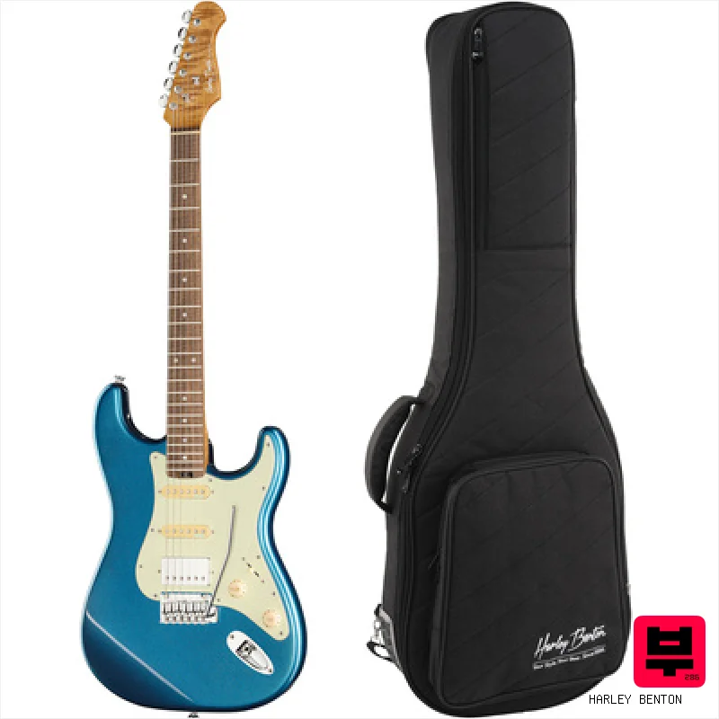 Harley Benton ST-Modern Plus HSS LPB w/Safe - ST Style Guitars