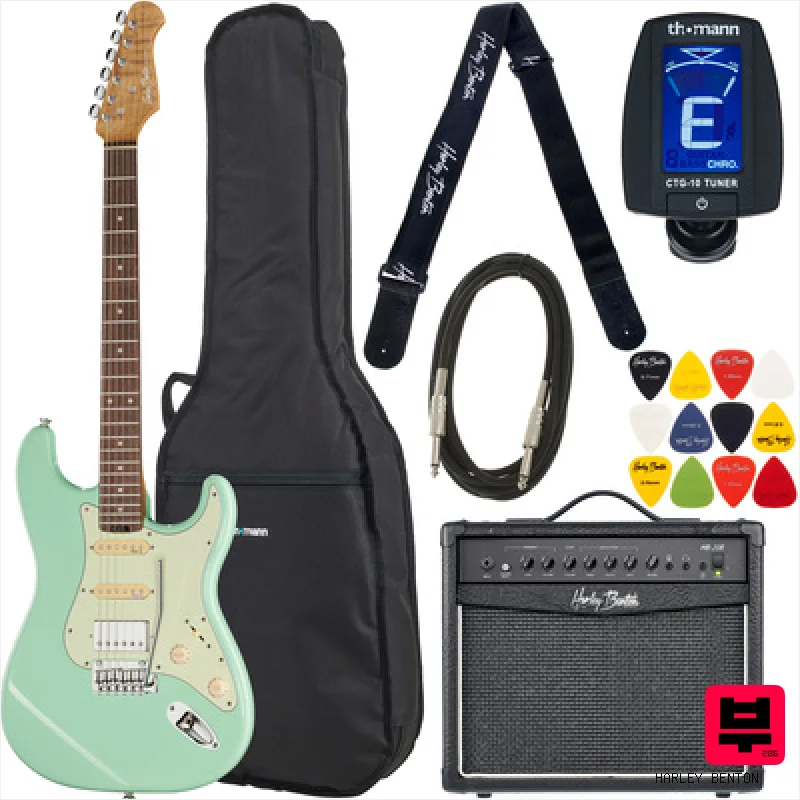 Harley Benton ST-Modern Plus HSS SFG Set - Electric Guitar Sets