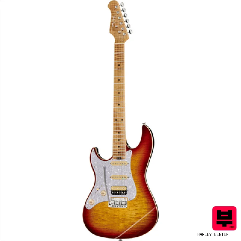 Harley Benton ST-Modern Plus MN HSS LH FBB - Lefthanded Guitars