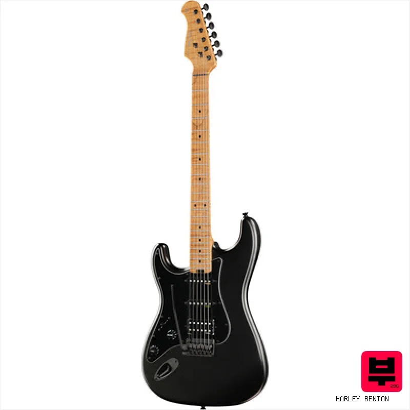 Harley Benton ST-Modern Plus MN HSS LH SBK - Lefthanded Guitars