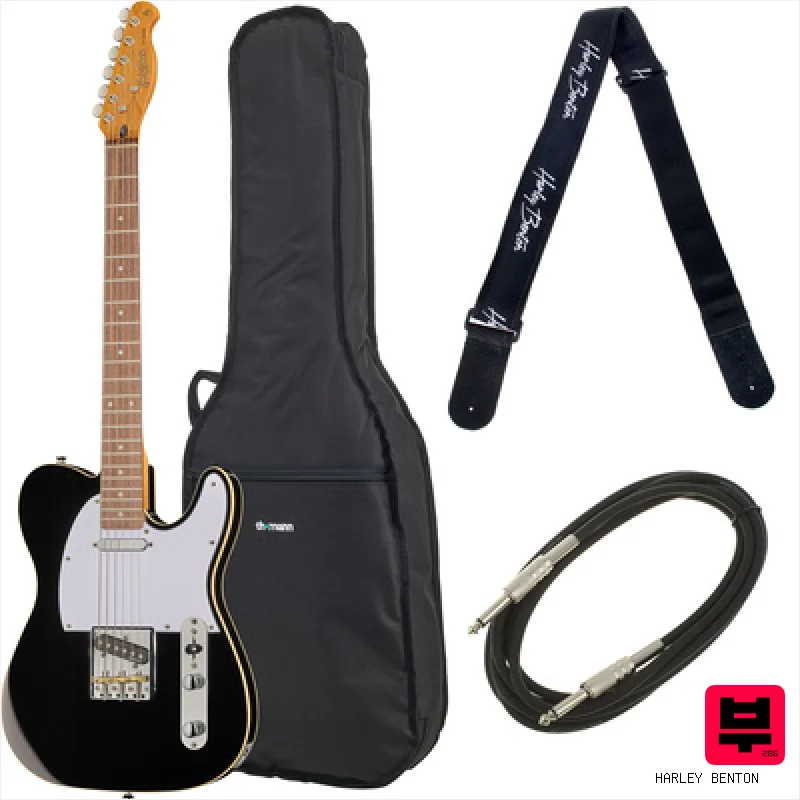 Harley Benton TE-62DB BK Bundle - Professional Music Instrument Photo