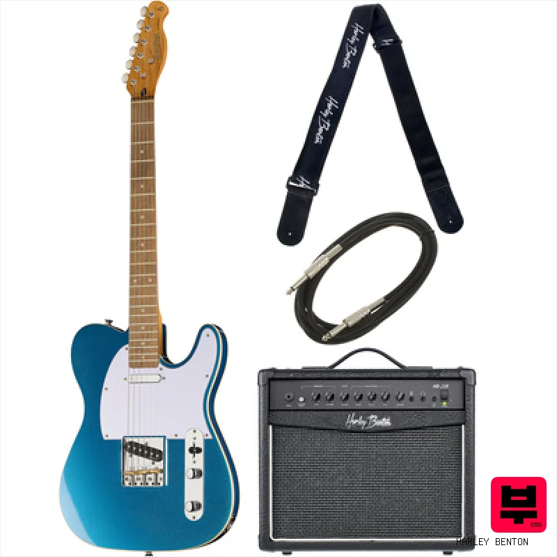 Harley Benton TE-62DB LPB Bundle - Electric Guitar Sets