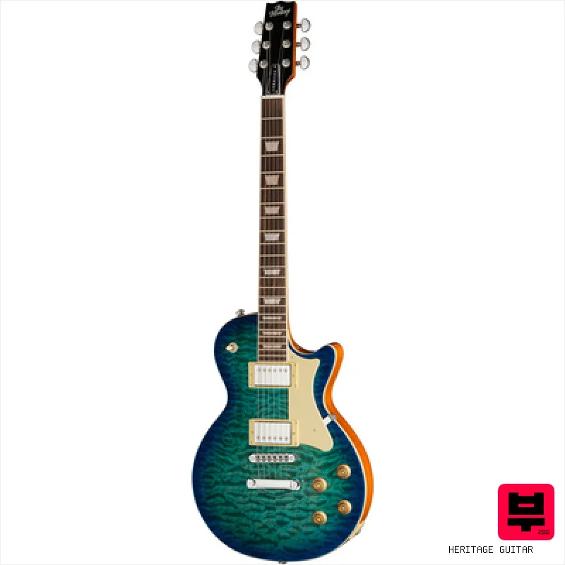 Heritage Guitar Ascent+ H-150 Lake Blue Burst - Professional Music Instrument Photo