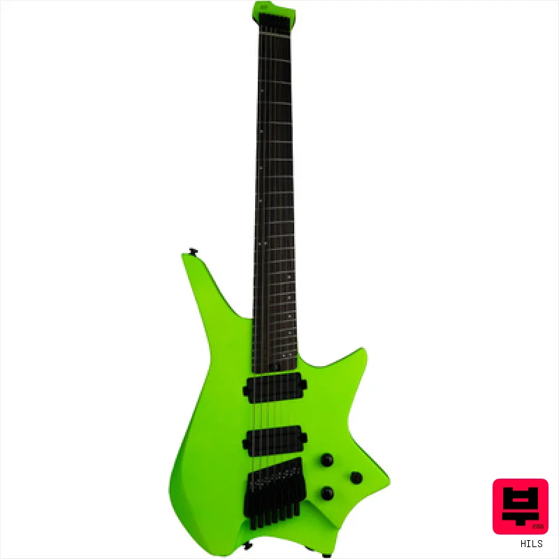 Hils HZ7 Satin Neon Green - Professional Music Instrument Photo