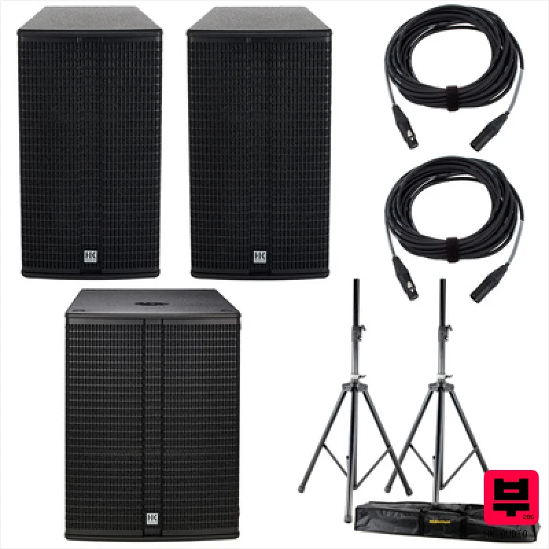 HK Audio L3 112/SUB 1800A Basis Bundle - Professional Music Instrument Photo