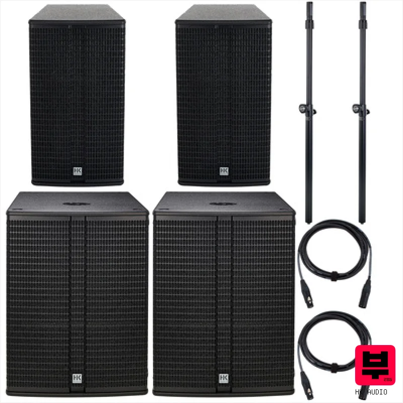 HK Audio L3 112/SUB 1800A Power Bundle - Professional Music Instrument Photo