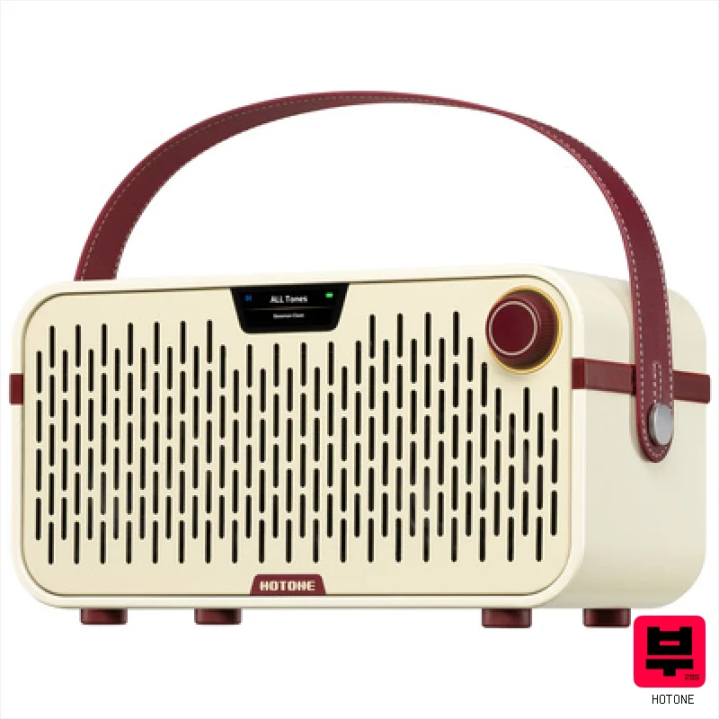 Hotone Pulze Jr. White - Battery Operated Amplifiers