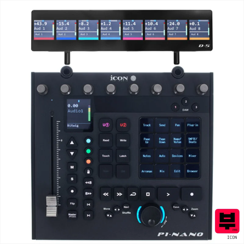 Icon P1-Nano & D5 Display Bundle - DAW Controllers