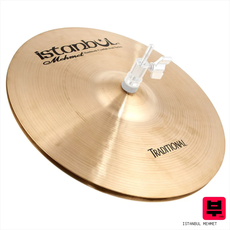 Istanbul Mehmet 15" Flat B Hole Hi-Hat Tradit. - 15" Hi-Hat Cymbals