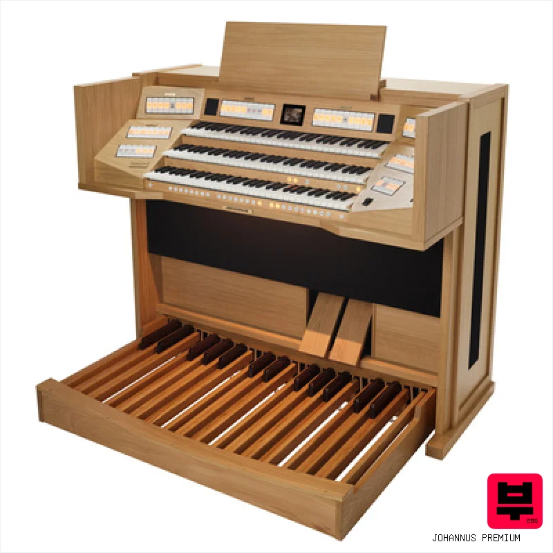 Johannus Premium Vivaldi 360, Light Oak Concave - Classical Organs (3 Manuals)