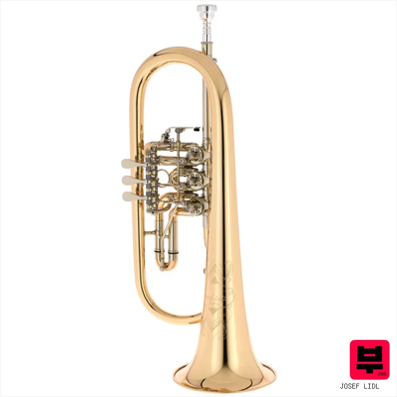 Josef Lidl Bb-Flugelhorn LFH 733G - Rotary Valve Flugelhorns