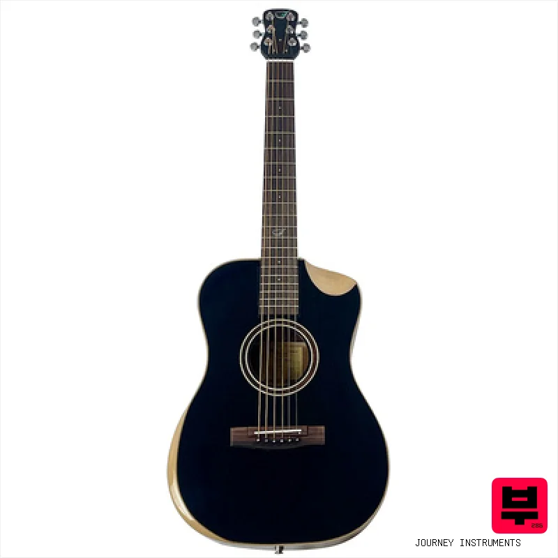 Journey Instruments OF412BKC Black Limited - Folk Acoustic Guitars