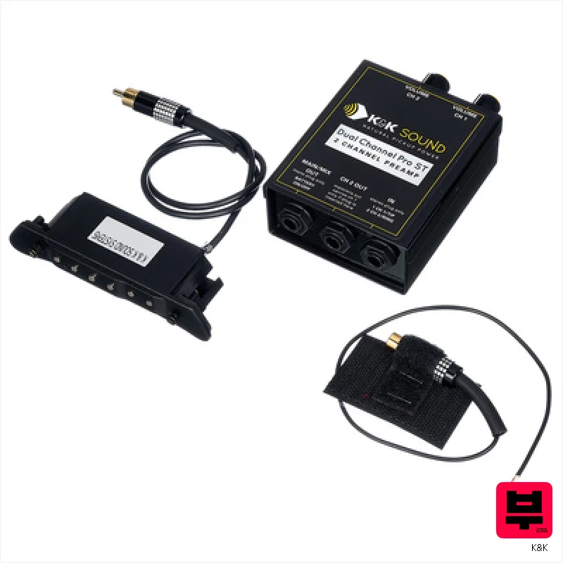 K&K Double Helix Upgrade System - Miscellaneous Transducers for Acoustic Guitars