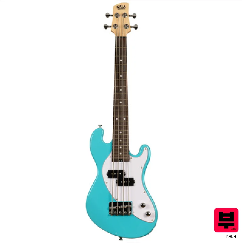 Kala U-Bass 4 Fretted Surf Blue - Short Scale Basses