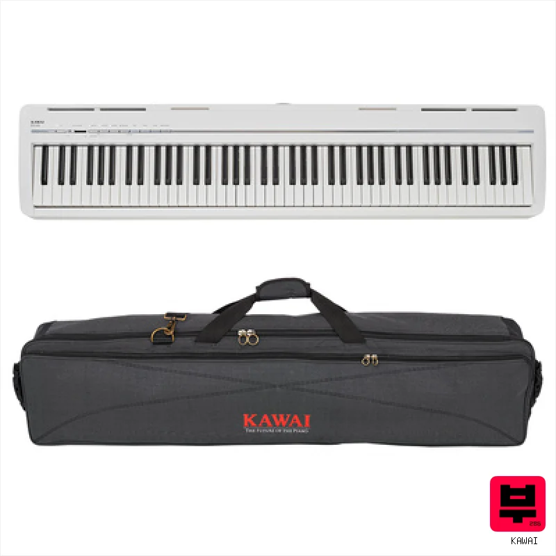 Kawai ES-120 W Bag Bundle - Digital Pianos