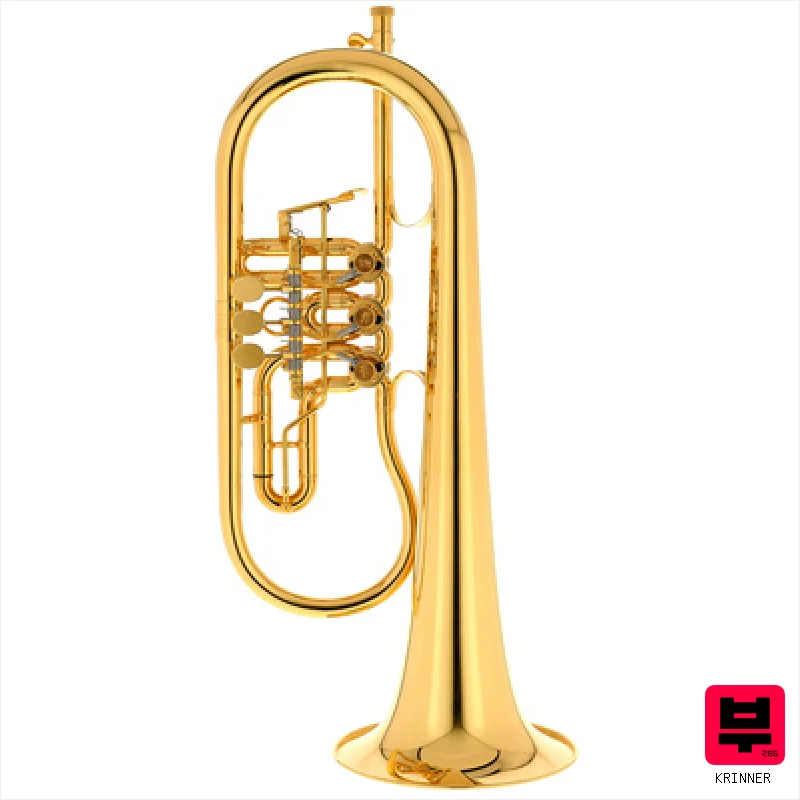 Krinner Classic Flugelhorn Gold - Rotary Valve Flugelhorns