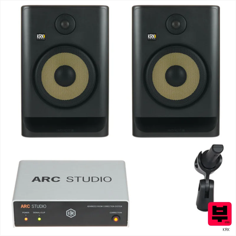 KRK Rokit RP8 G5 ARC Studio Bundle - Active Nearfield Monitors