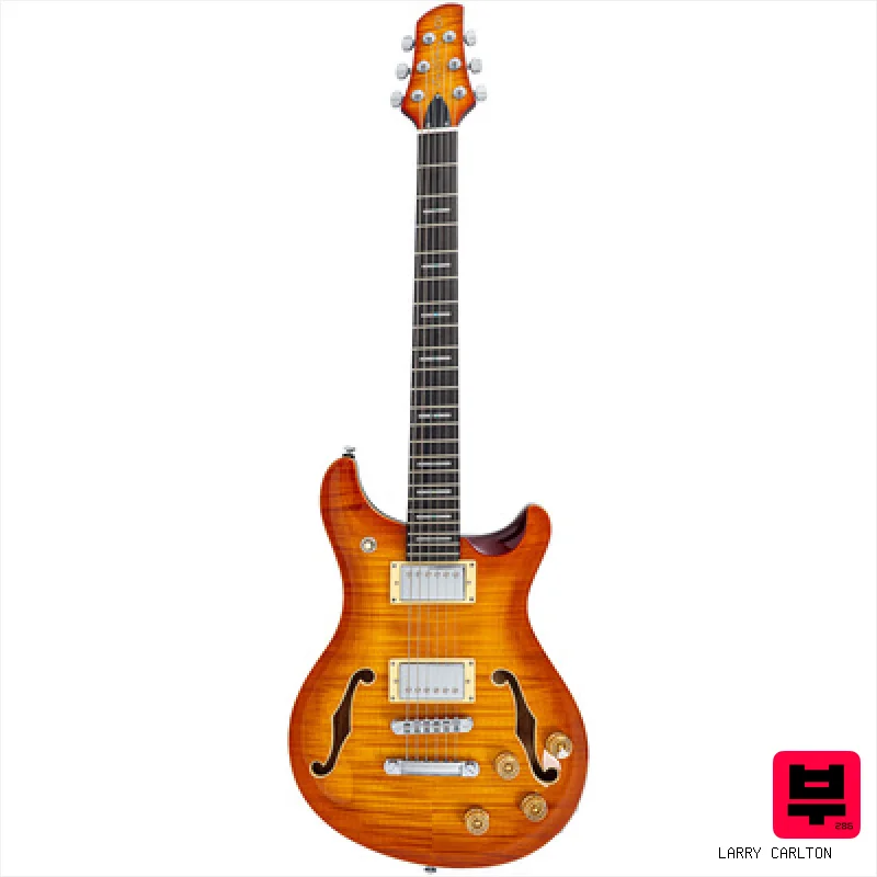 Larry Carlton Q7 Hollow Amber Burst - Semiacoustic Guitars