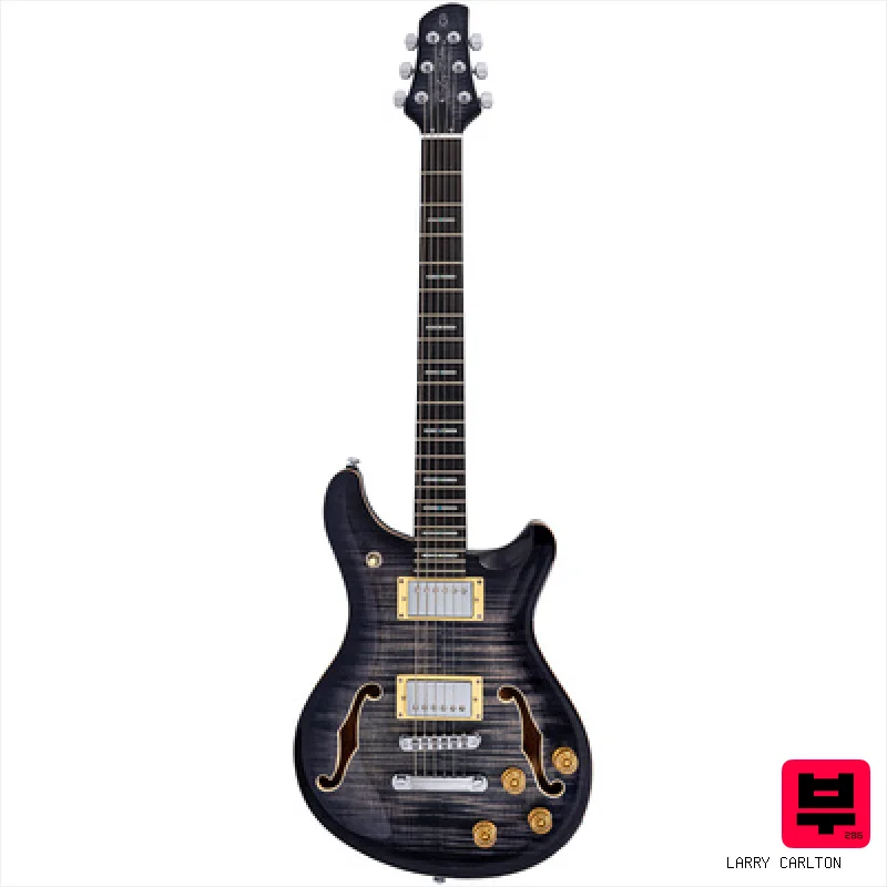 Larry Carlton Q7 Hollow Transparent Black - Semiacoustic Guitars