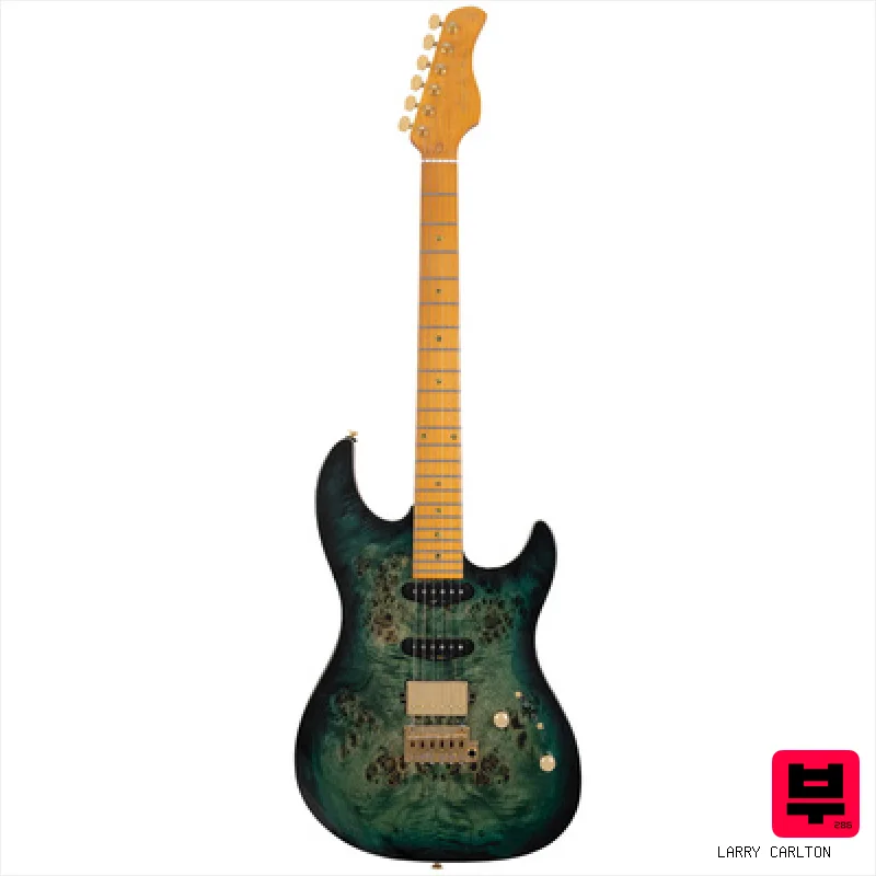 Larry Carlton S10 HSS Transparent Green LH - Lefthanded Guitars