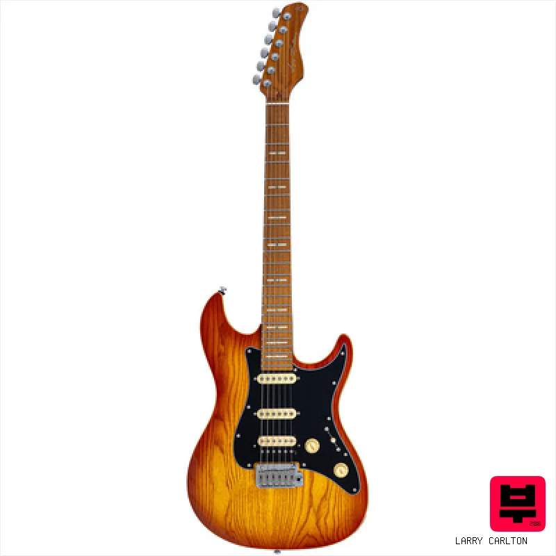 Larry Carlton S7 Ash Top Amber Burst - ST Style Guitars