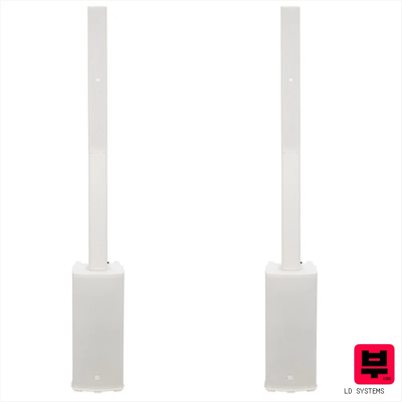 LD Systems Maui 11 G2 White Stereo Bundle - Aerobics and Dance PA Sets