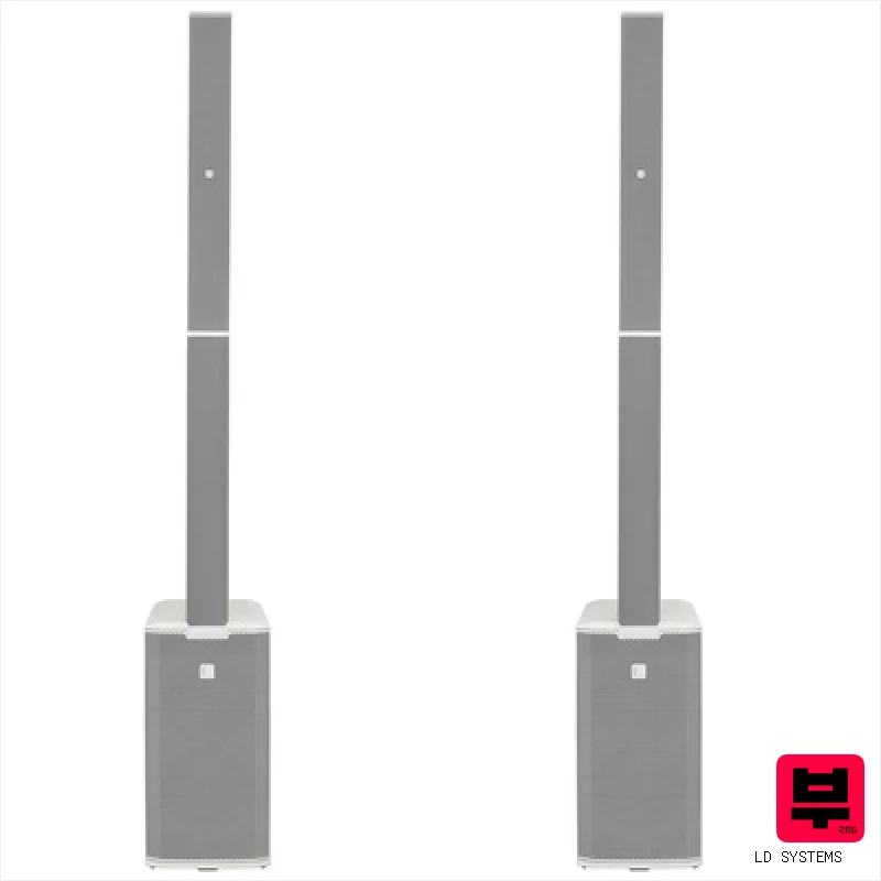 LD Systems Maui 11 G3 White Stereo Bundle - Acoustic and Entertainer PA Sets