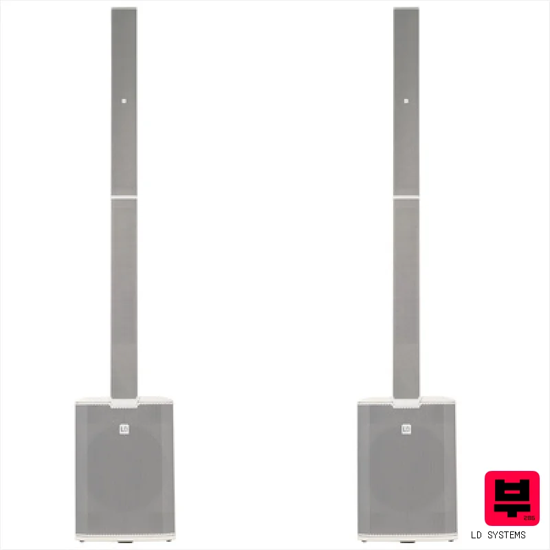 LD Systems Maui 28 G3 White Stereo Bundle - Acoustic and Entertainer PA Sets