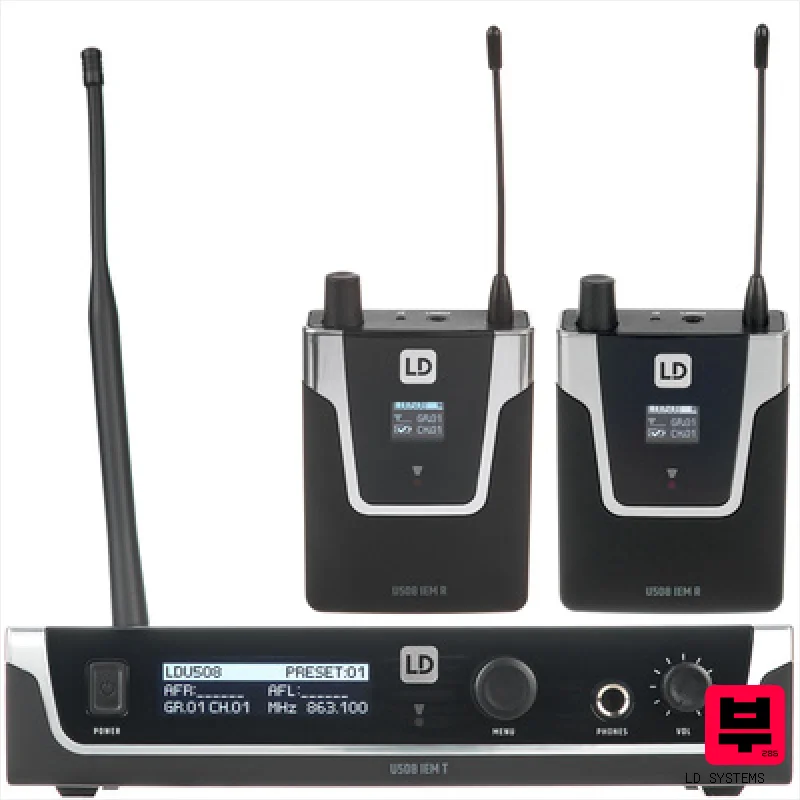 LD Systems U508 IEM Twin Bundle - Wireless In-Ear Systems