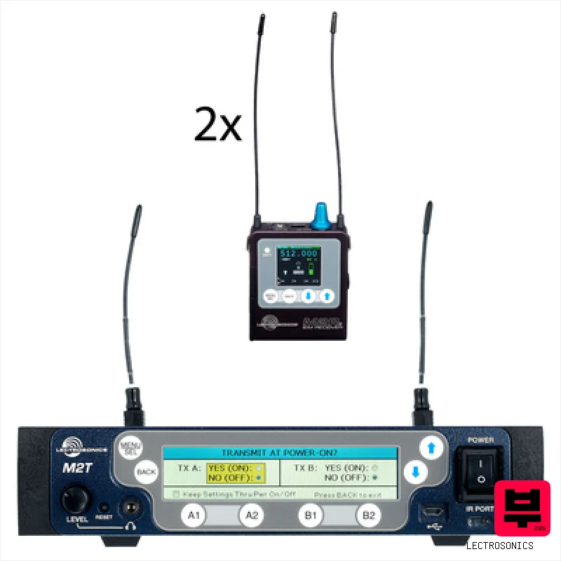 Lectrosonics M2 Stereo IEM Bundle - Wireless In-Ear Systems