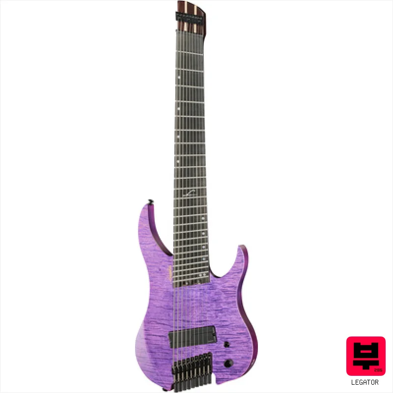 Legator Ghost G9F Satin FM Purple - Professional Music Instrument Photo