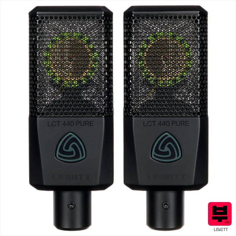 Lewitt LCT 440 PURE stereo pair - Large Diaphragm Microphones