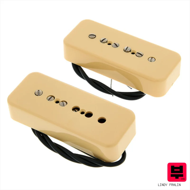 Lindy Fralin P90 Hum Cancelling Set CR - P-90 Pickups