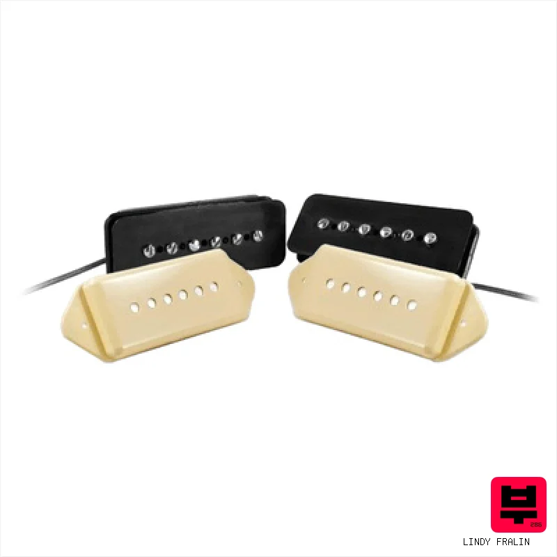 Lindy Fralin P 90 Hum-Canc Dog Ear Set CR - P-90 Pickups