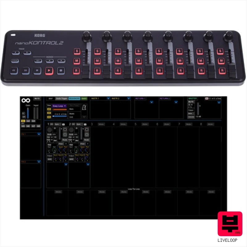 LiveLoop Lite Korg nanoKONTROL 2 Set - DAW Controllers