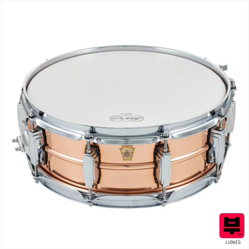 Ludwig 14"x05" Copper Phonic - Copper Snare Drums