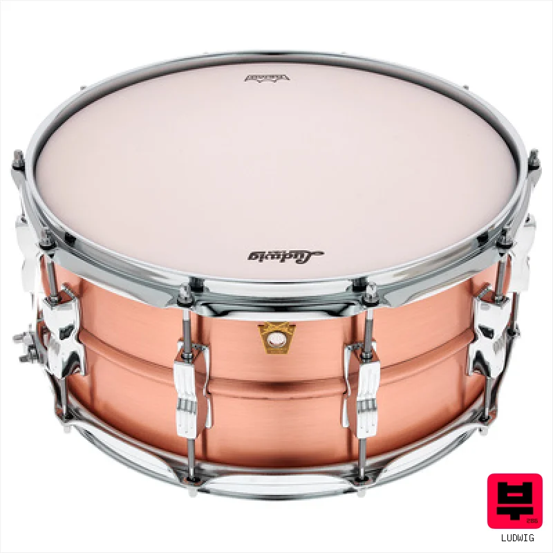 Ludwig 14"x6,5" Acro Copper Snare - Copper Snare Drums